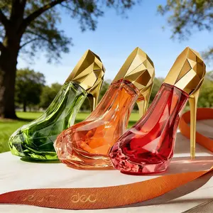 deold Ladies perfume in 3 bottle set, 3.03 oz (90 ml), with a fresh and elegant fragrance, designed with high-heeled shoe pattern. It's the perfect gift for her. Floral fragrance perfume