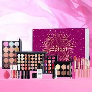 Popfeel Gift Makeup Set, makeup palette set, Celebratory Gift for Beginners, Balm Form, Non-Flammable, Notified Via Scpn/cpnp, Eyeshadow Set
