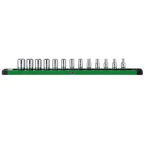 #Summervibes SK 1/4" Drive Socket Set, SuperKrome Finish, Premium CR-V Construction, with Aluminum Socket Organizer