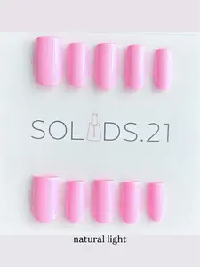 Pastel Pink Press-On Nails, Premium Hand-painted Gel-X, Gel Polish, Reusable, Glossy Matte or Chrome Finish, 20 nails included, no sizing kit needed, Almond, Oval, Square or Coffin, Extra Short, Short, Medium, or Long