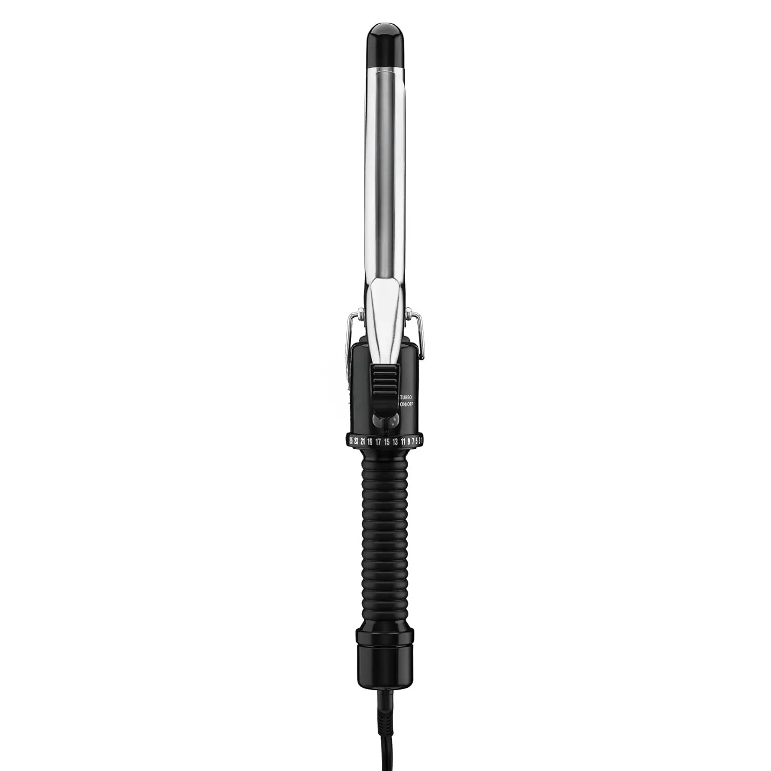 3/4-Inch Barrel Curling Iron - Fast Heat Curler with Dual Voltage, Auto-Off, 5ft Length, All Hair Types, For Short to Medium Hair, Black, Barrel Curling Iron Curlers & Straighteners