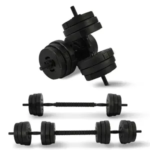 Fitvids 2 in 1 Adjustable Dumbbell Set, 60lbs Free Weights Set with Connector