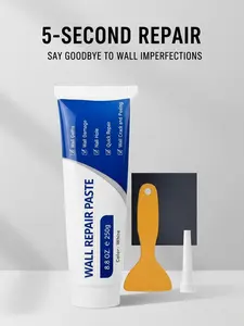 5-Second Wall Repair Paste – Fix Holes, Cracks & Dents Instantly! No Tools, No Sanding, No Paint Needed, Fast-Drying Waterproof Drywall Patch Kit, Easy DIY Wall Mending Cream for Home, Apartment, Renters & Quick Damage Repair White Spackle