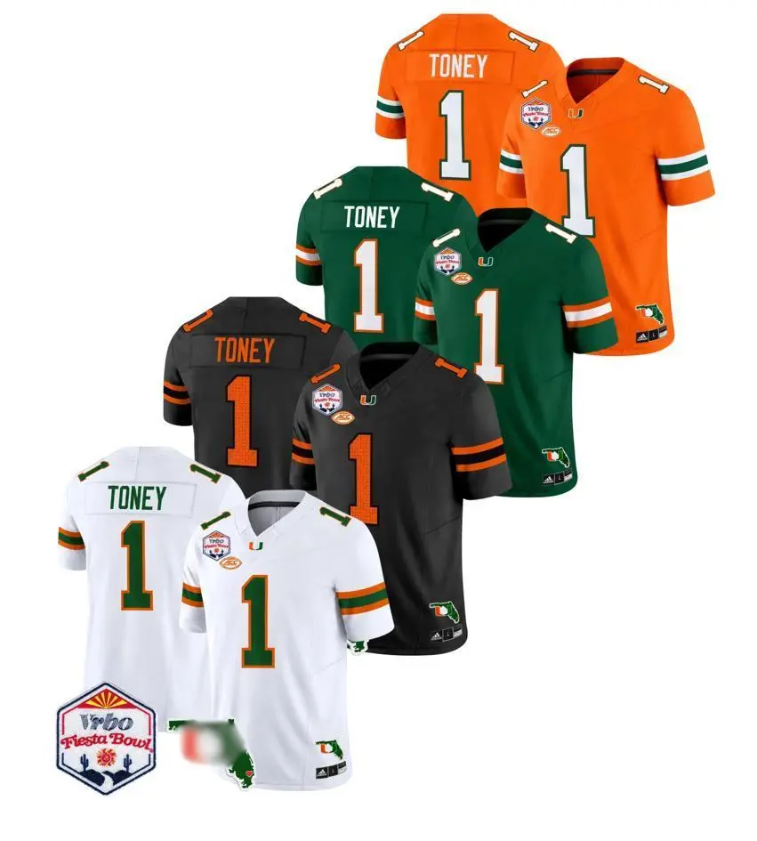 Unisex #1 Malachi Toney Premium Jersey, Gameday Sports Miami College Fan Apparel, Collectible Fan Gift, Streetwear fashion