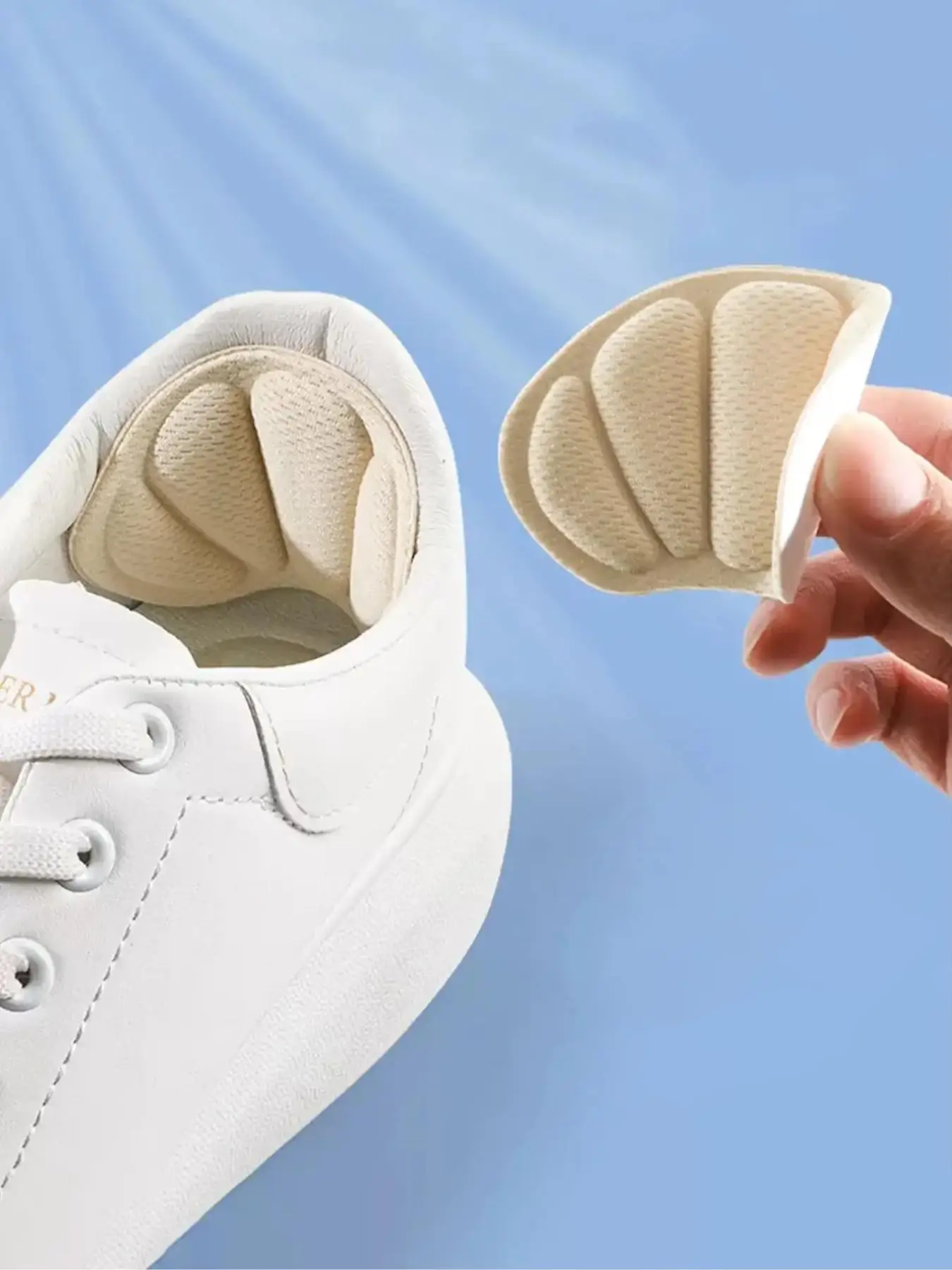 Reusable Anti-slip Heel Cushion, Mesh Shoe Pads, Self-adhesive Thick Heel Grips, Unisex Durable Foot Pads, Comfort Heels/Shoes Insoles, Protective Foo