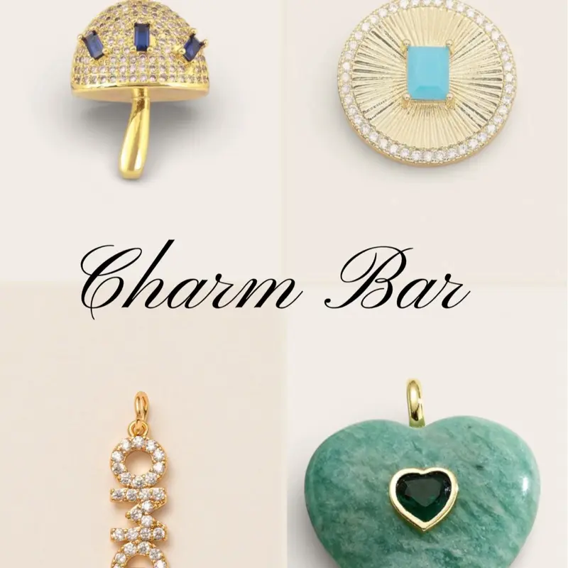 Charm Pendants, Necklace Chain, Alloy Charm Pendants, Necklace Chain, Alloy