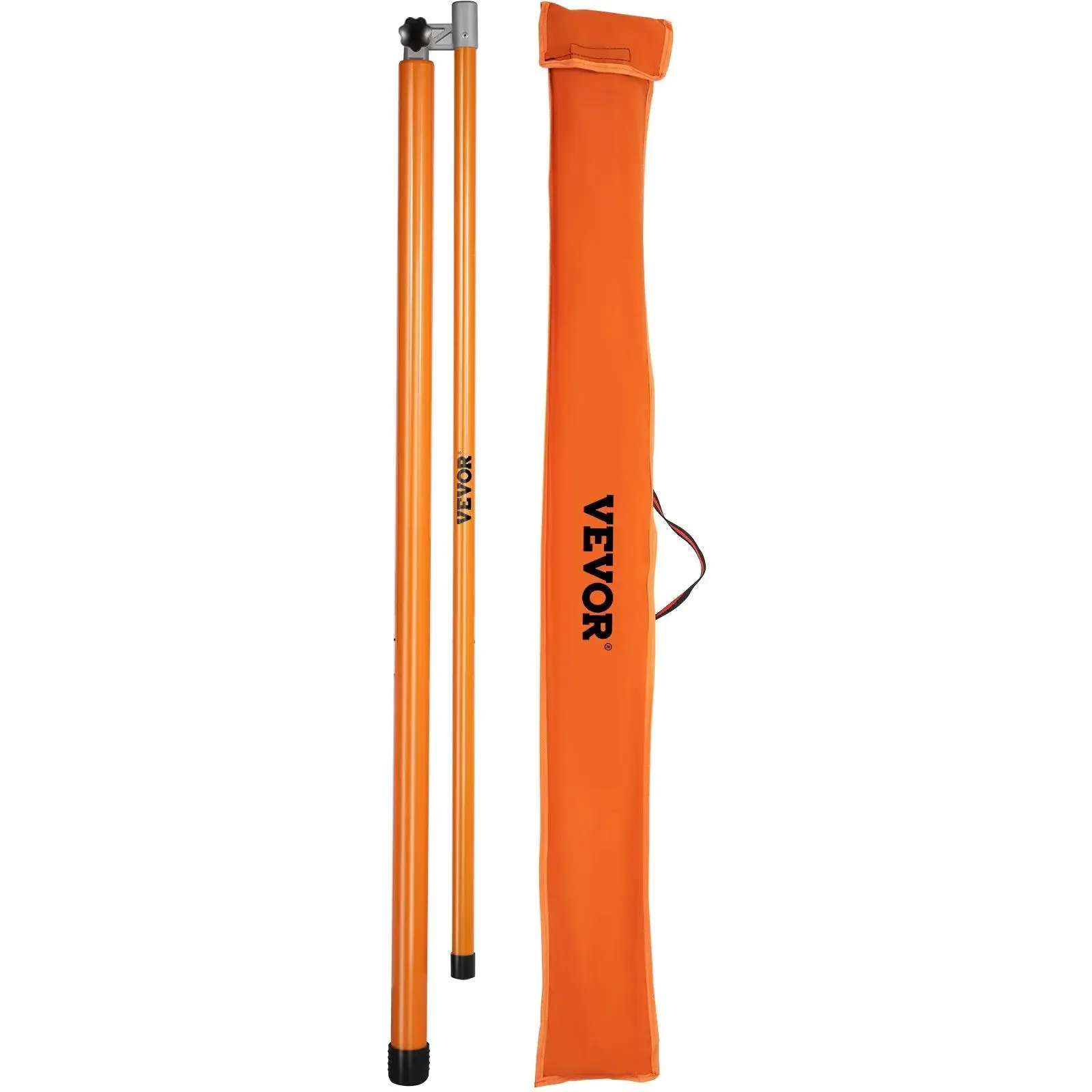 【summerfinds】VEVOR Load Height Measuring Stick, 15\' Sturdy Fiberglass Truck Height Stick with Adjustable Pole, Non-conductive Truck Height Measuring Stick with Carrying Bag, Height Stick for Trucks, Car Haulers
