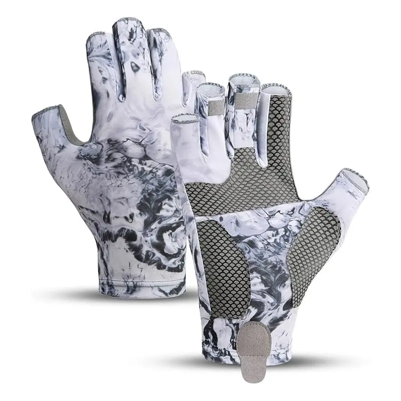 Fishing Gloves Sunshade Gloves Sun Defence Men Women for Outdoor, Kayaking, Rowing, Paddling, Canoeing, Hiking, Fishing Equipment Outdoor Fishing Accessory, Sport Fishing Accessory