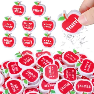 100/50 Pcs Back to School Erasers Gifts Bulk Classroom Reward Erasers Inspirational Mini Eraser School Supplies for Students from Teacher Parents for First Day of School Treasure Box Prizes Homework School Office Stationery Supplies Goodie Bag Fillers