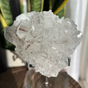 UV Reactive Benz Calcite with Green Fluorite Coin – Fluorescent Collector Crystal Specimen