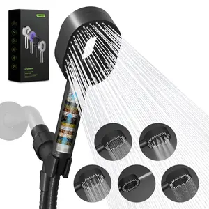 Shower Head with 20 Stage Filter Handheld – High-Pressure,Multiple Modes,Power Wash, Shower Head  with 1.5m Hose, Shower Water Equipment