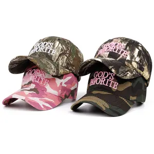 Must-Have GOD'S FAVORITE Camo Baseball Cap – Multi-Color Trendy Pick, Maximize Street Attention