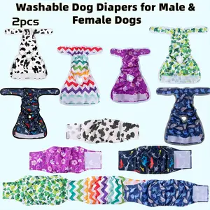 New Male Dog & Female Dog Diapers, Washable Reusable Pet Safety Pants, Outdoor Mating Prevention, Comfortable Fit Design