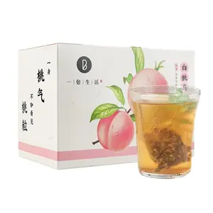 YIBAO LIFE White Peach Oolong Tea Bags 15 Count 1.59 oz Clean Ingredients