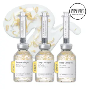 [Sungboon] Silk Lifting Peptide Ampoule | Wrinkle Care TRIO | Face-Lift at Home serum with Peptides & Deep Collagen | Plumping, Smooth, Anti aging Korean Skincare 3ea