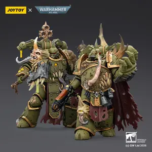 Summervibes JOYTOY "Warhammer 40,000" 1/18 Action Figures "Death Guard Plague Marine Champion Death Guard Plague Marine