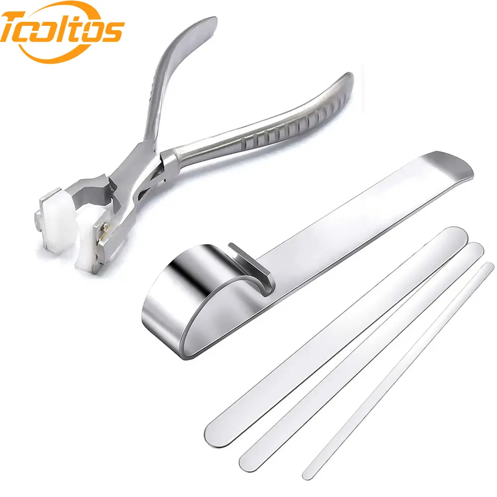 TOOLTOS Practical Large Metal Bangle Bending Tool Set - 1 × Stainless Steel Pliers, Stamping Tools Included - for DIY Projects, Jewelry Making, Bangle Forming, 1 × Bracelet Bending Tool