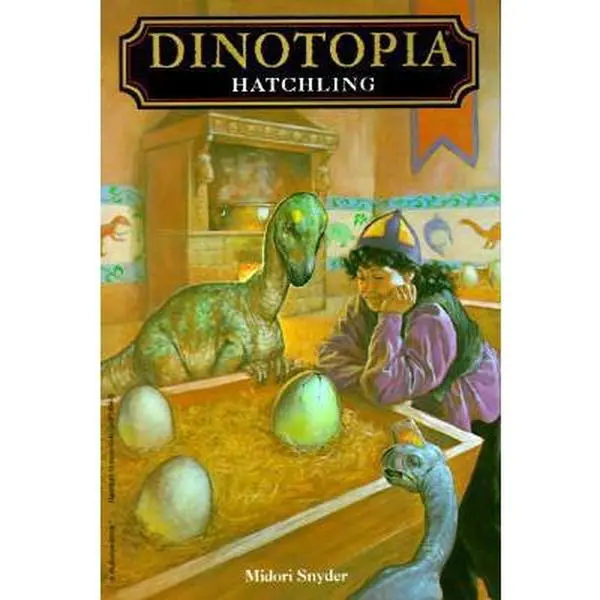 Used 'Hatchling (Dinotopia)' Storybook by Midori Snyder - Good Condition Printed Paperback, Office & School Educational Stationery Supply for Young Hatchery Apprentices (0.57 lbs)