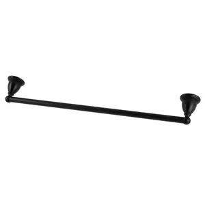 Kingston Brass  24 in. Heritage Towel Bar, Matte Black