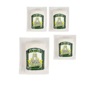 La Bonne Vie Organic Garlic & Herb Goat Cheese, 4-Pack (4 oz) - Clean, Savory Refrigerated Dairy Cheese for Baking