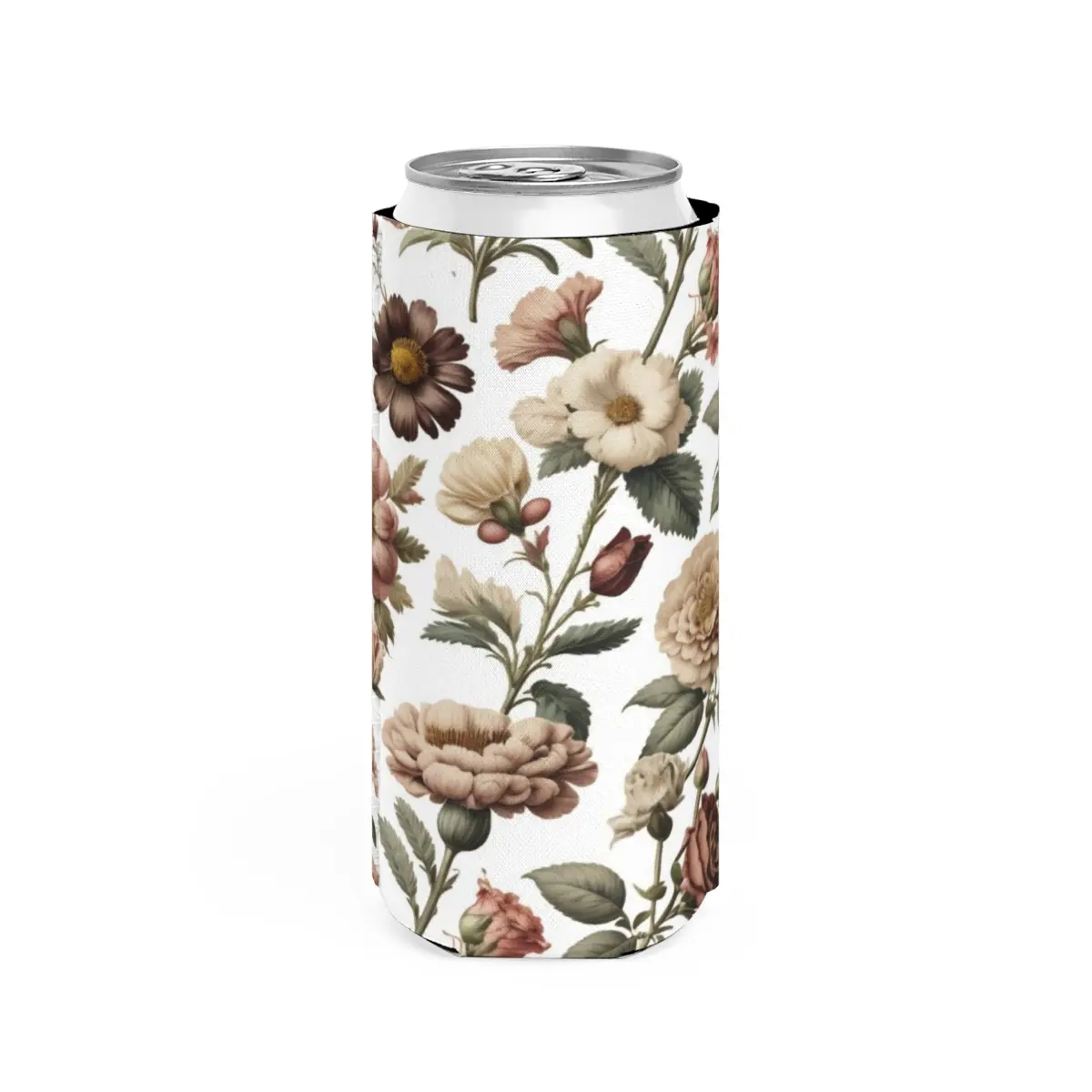 Floral Slim Can Cooler