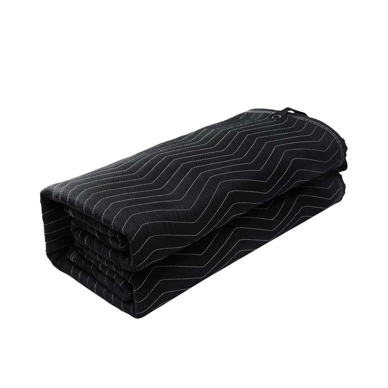 【Summerfinds】VEVOR Sound Dampening Blanket,  96" x 80", Extra Large Studio Grommeted Soundproof Blanket with Grommets, Light Blocker for Door Acoustic Noise Blocking Blanket Studio Sound Absorption Sheet, Black