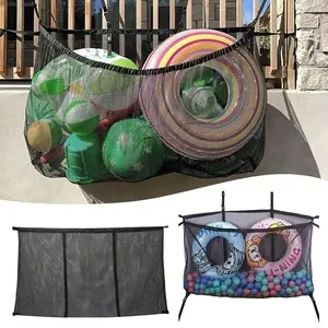 Large Capacity Pool Float Storage Mesh Net Bag, Ideal Swimming Ring Organizer, Essential Outdoor Swimming Pool Accessories for Summer Fun