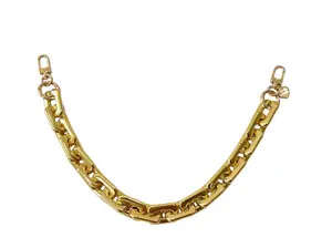 Gold Blush GlamLinks – Chunky Metallic Acrylic Bag Chain for Purses, Handbags & Crossbodies (Decor or Handle)