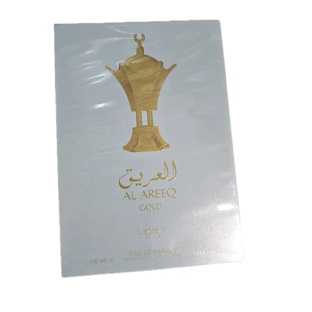 Al Areeq Gold Eau de Parfum 3.4 oz - 100 ml - Eau de Parfum with Gold Finish