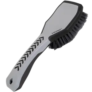 VIKING Tire Brush and Wheel Brush for Cleaning Car, Tires, Car Wash, Grey, 10.3 x 3.3 x 2.3 inch