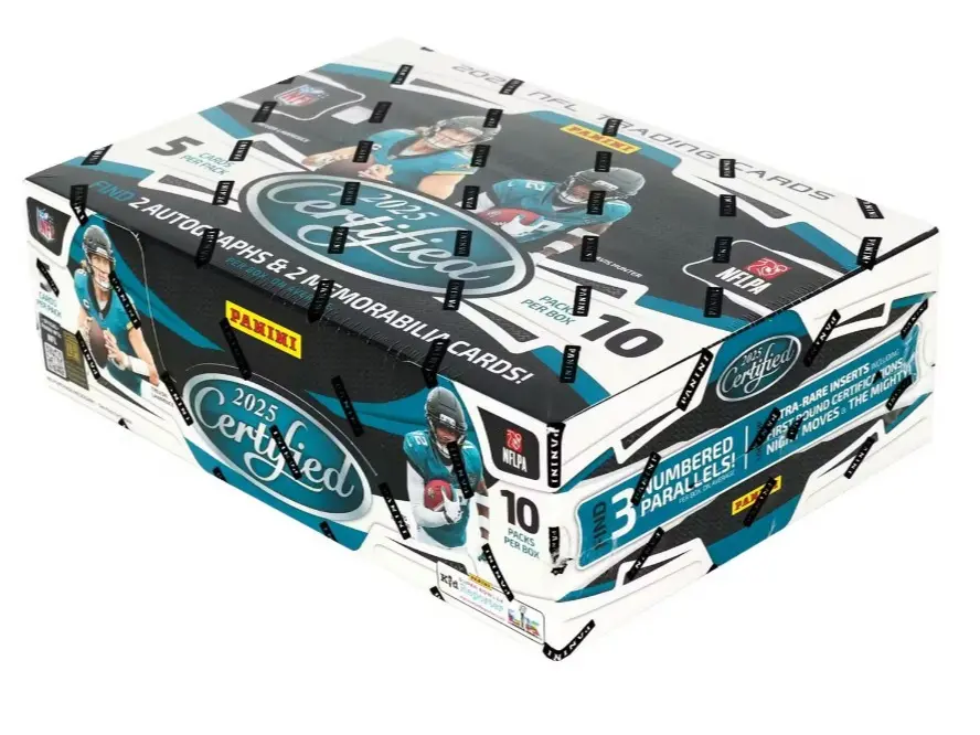 2025 Panini Certified Football Hobby Box