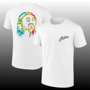 Malbon Golf Tie Dye Skull Art Golf T-Shirt Colorful Streetwear Unique Graphic Casual Summer Outfit, malbon tee, tie dye shirt, golf streetwear, colorful graphic, trendy outfitral