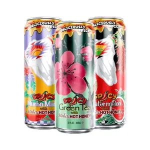 AriZona x Mike's Collaboration - Mucho Mango Juice Cocktail, Watermelon Juice Cocktail, and Green Tea. Single or Bundle 22 FL OZ 650ML