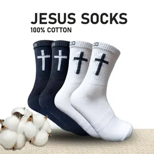 Socks Christian Cushioned Crew Socks, Cotton Socks, Sports Socks, Jesus Socks, 4:13
