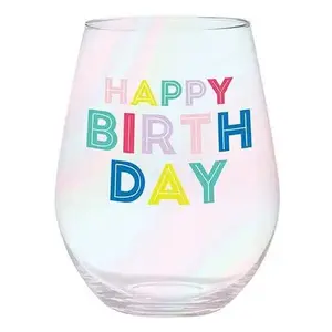 30oz Jumbo Birthday Wine Glass
