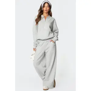 Ashtin Ruffle Trim Sweatpants