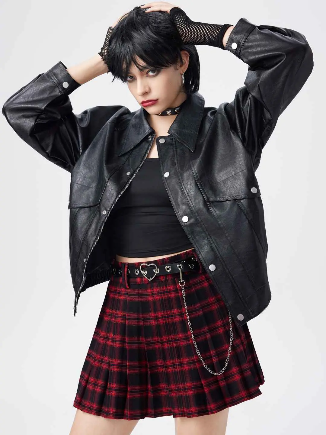 Cider Strapless Ruched Crop Top