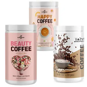 Coffee Lovers Trio/ Happy Coffee / Beauty Coffee/ Cappuccino Coffee
