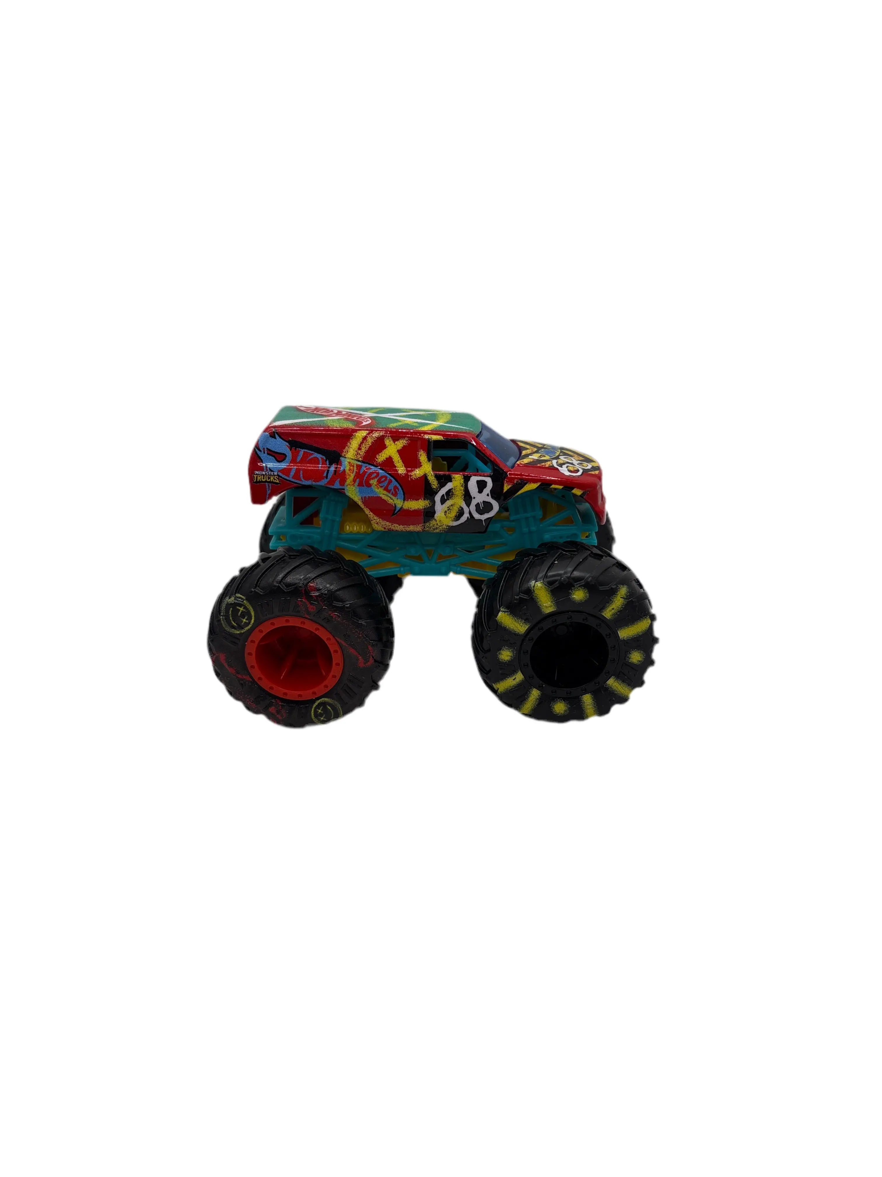 Hot Wheels Town Hauler Monster Truck Diecast red