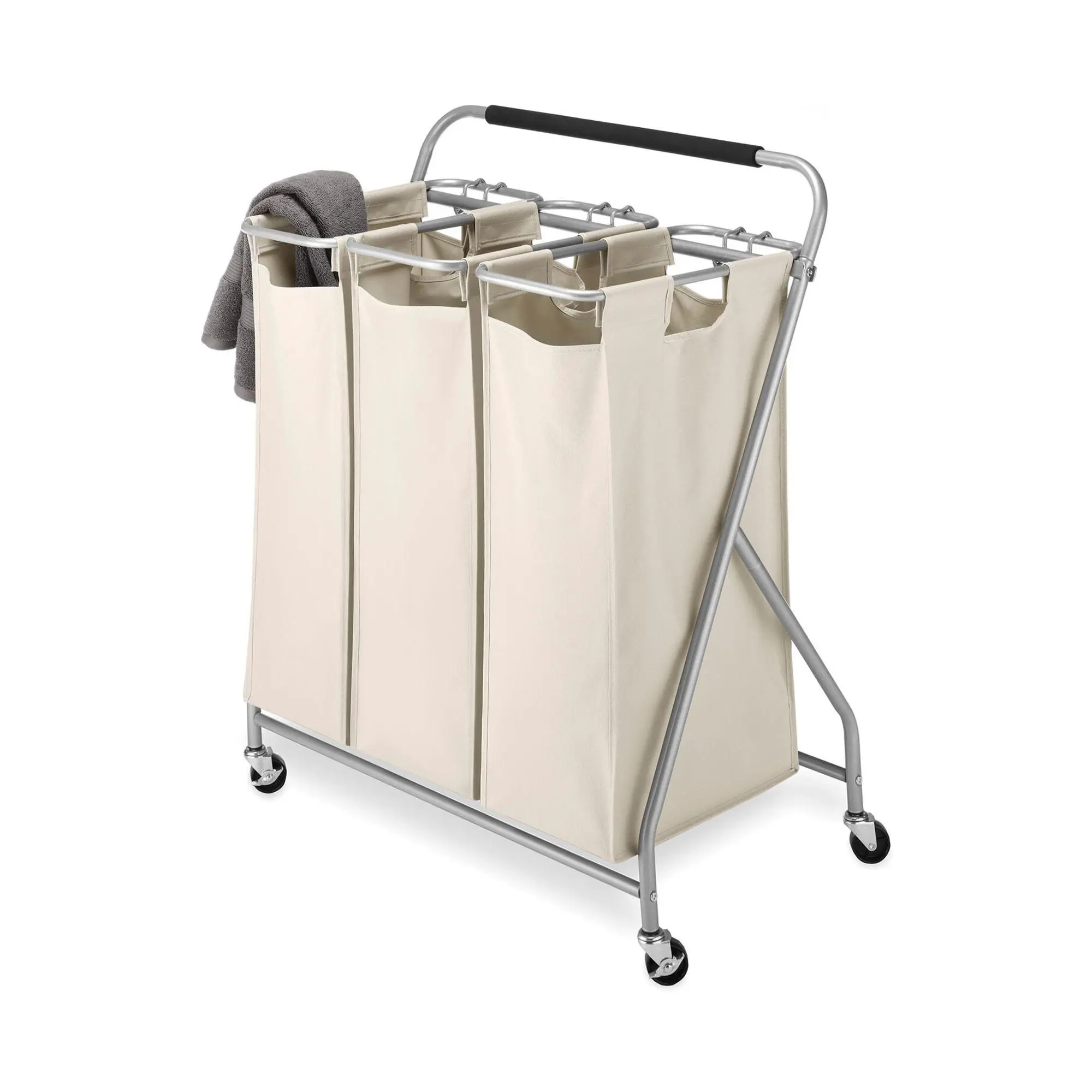 Whitmor Easy-lift Triple Laundry Sorter