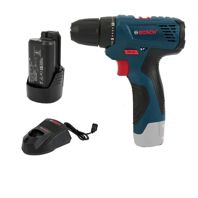 Bosch Professional GSR120-LI 12V Cordless Electric Drill, Multi-Function Hand Screwdriver Power Tool for Home DIY