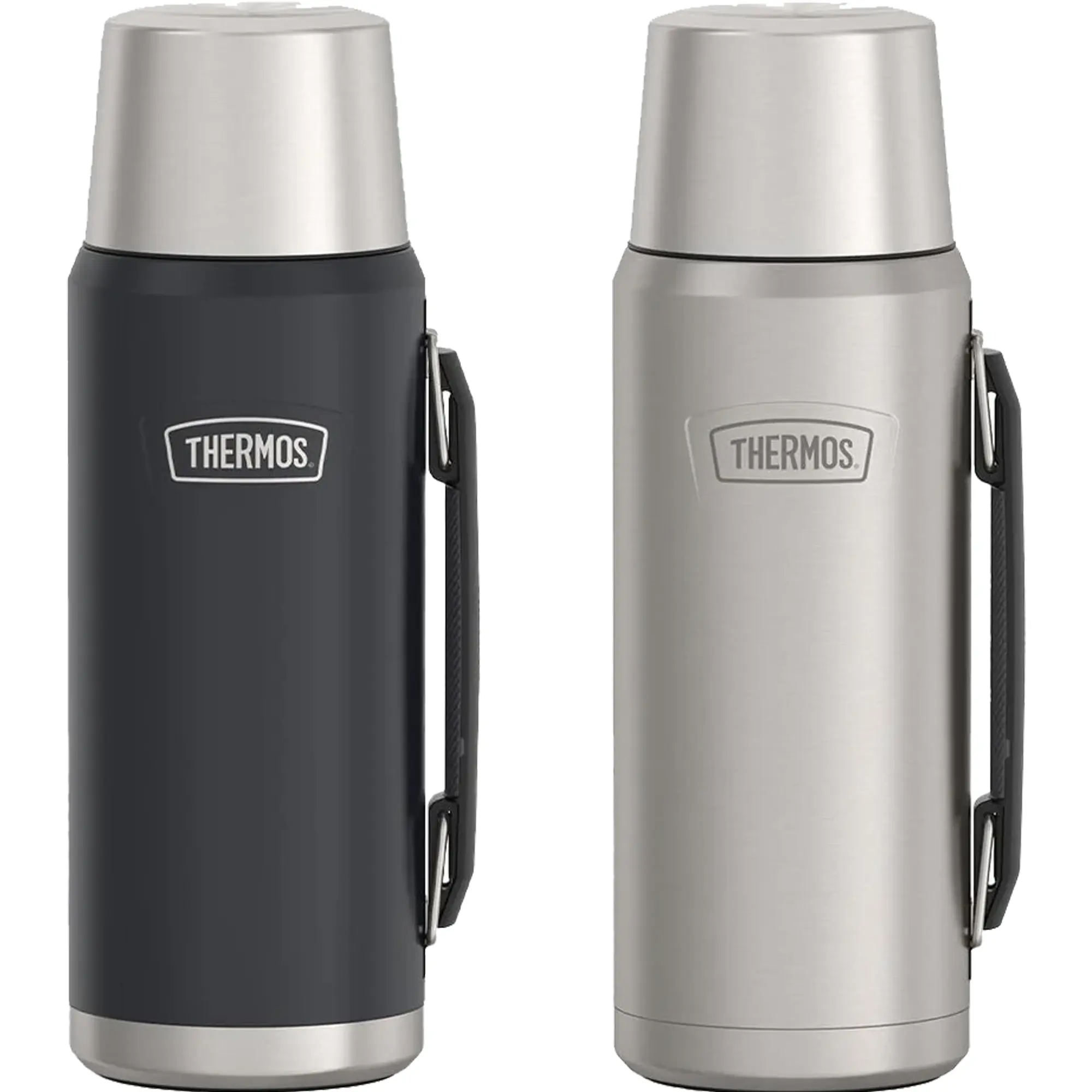 Thermos 40 oz. Portable Vacuum Insulated Stainless Steel Wide Mouth Coffee Flask with Stopper