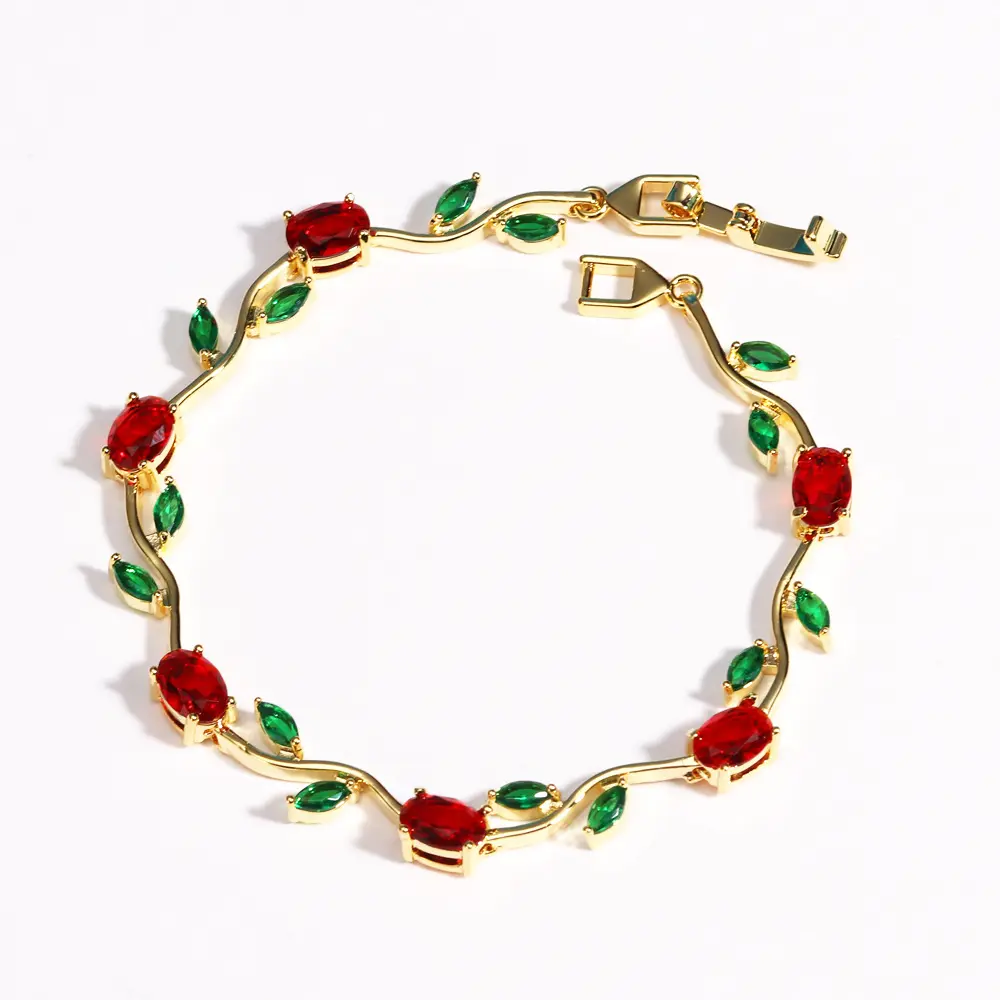 Premium Natural Stone Exquisite Fashion Bracelet - Adjustable, Tarnish-Free Gold Plated Elegant Minimalist Bangle for Party Gifts & Home Supplies Gifting