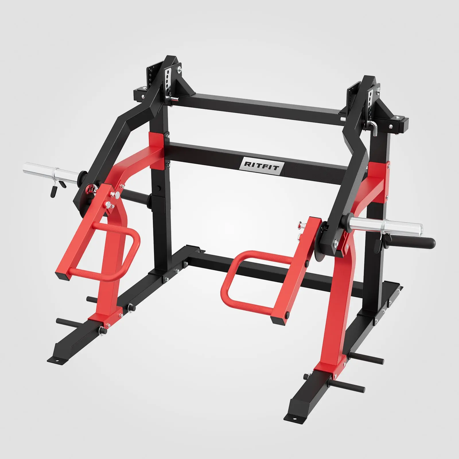 RITFIT Gorilla 2-in-1 Chest and Shoulder Press, Heavy-Duty Steel Machine for Indoor Strength Training with Multi-Grip Handles & Built-in Weight Horns, Chest Press, 2-In-1 Chest And Shoulder Power