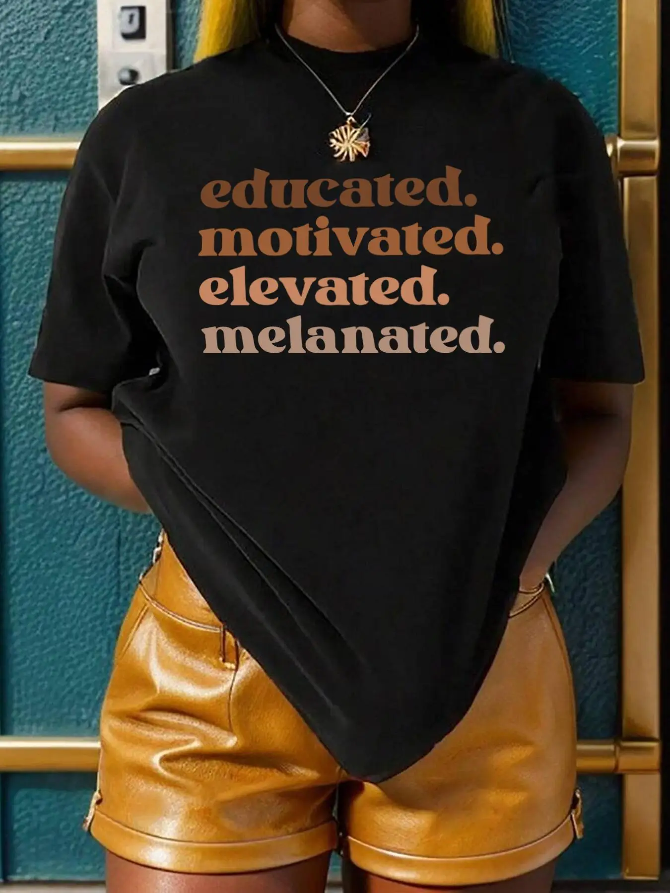 Women's Letter Print Round Neck Graphic Tee, Vintage Trendy Casual Drop Shoulder Half Sleeve T-shirt for Daily Wear, Ladies All Seasons Top, Graphic T