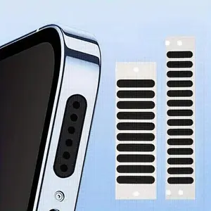 20pcs Universal Smartphone Speaker Dustproof Mesh Covers Audio Clarity Enhancing Easy to Apply Ideal Gift for Any Occasion Without Battery