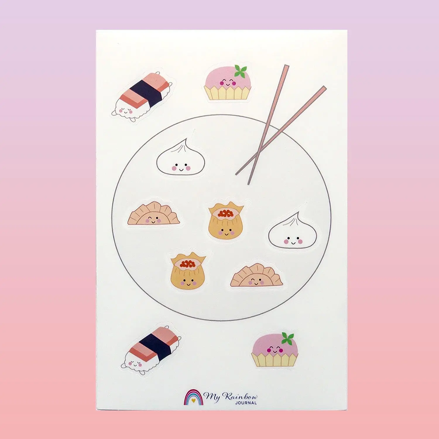 Asian Noms Sticker Sheet