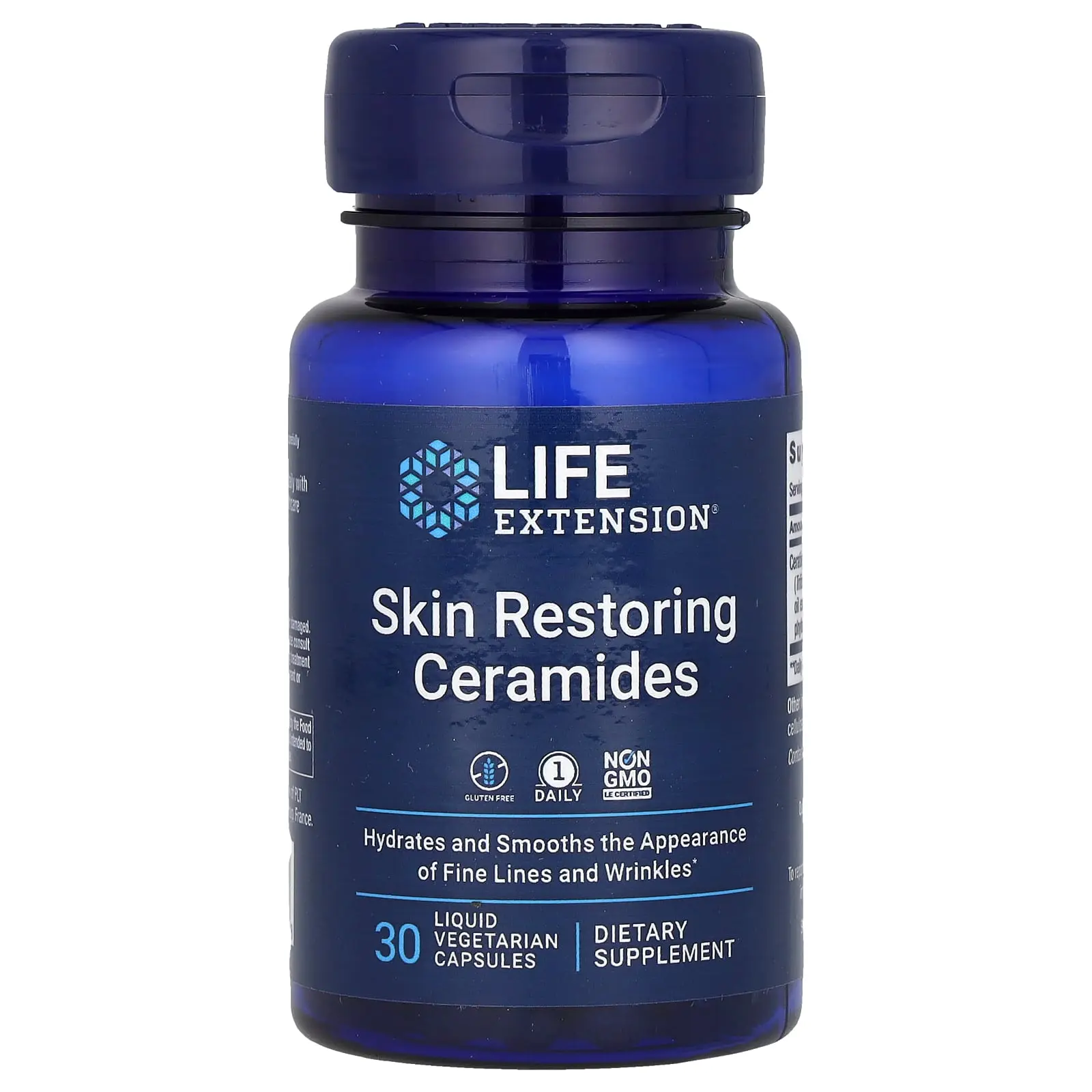 Life Extension Skin Restoring Ceramides, 30 Liquid Vegetarian Capsules
