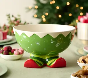 Temp-tations Seasonal Footed 2.5-qt Serving Bowl