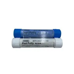Atlas Epoxybond 2 Part Swimming Pool Putty Repair Fix Leaks Under Water (White) - 530318